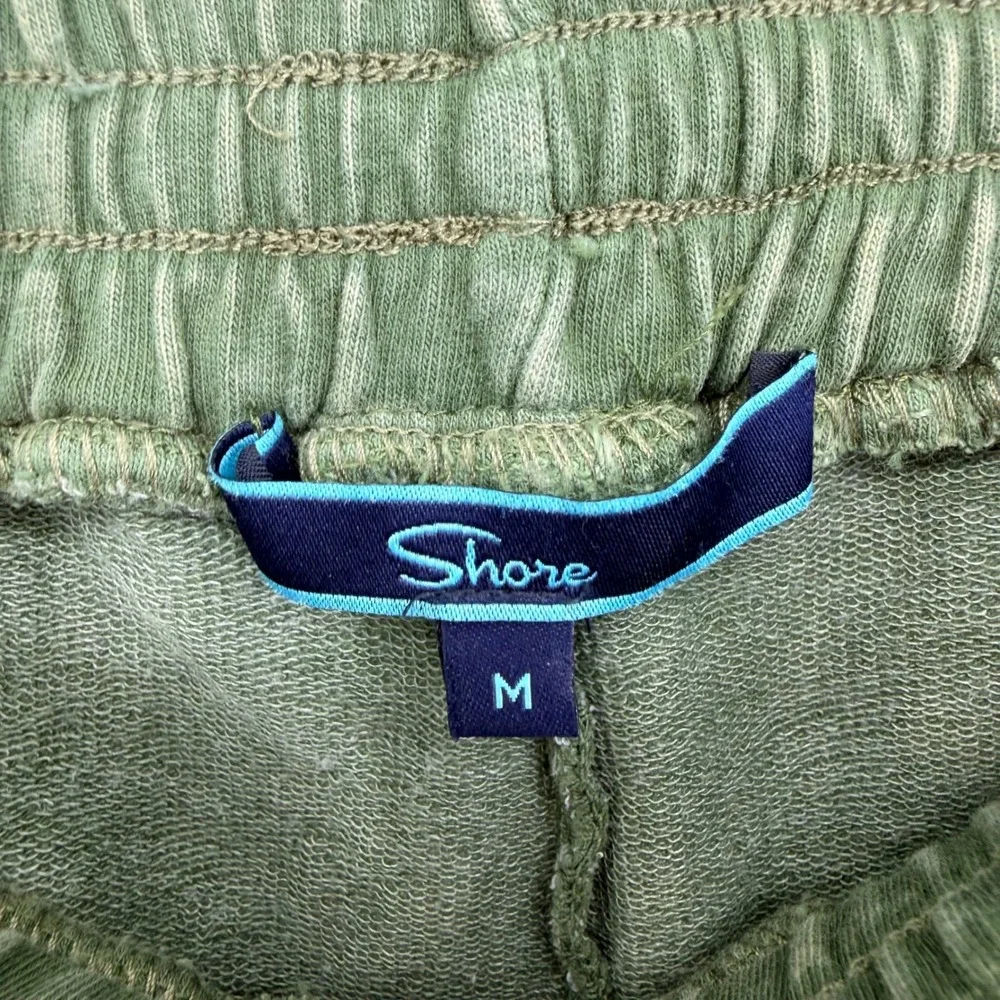 Shore San Diego Shorts Drawstring Lounge Beach In Olive Green Size M Casual